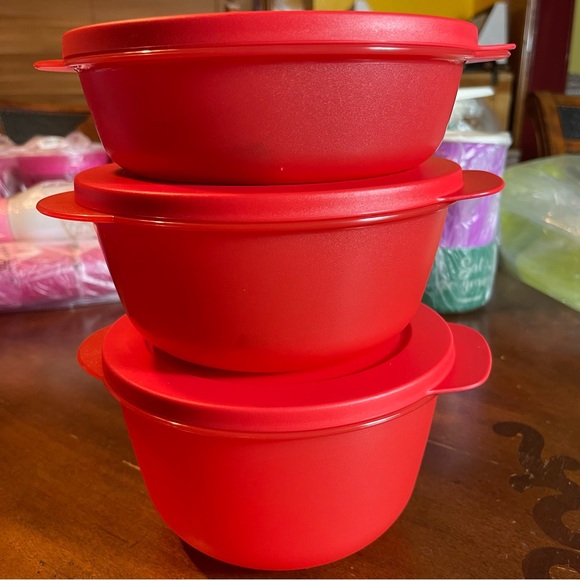 Tupperware Crystalwave Microwave Bowl Set - Picture 2 of 6